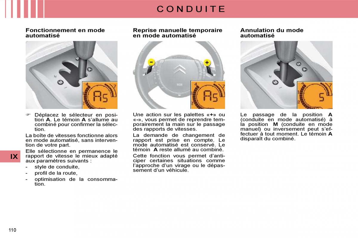 Citroen C4 I 1 owners manual manuel du proprietaire / page 100