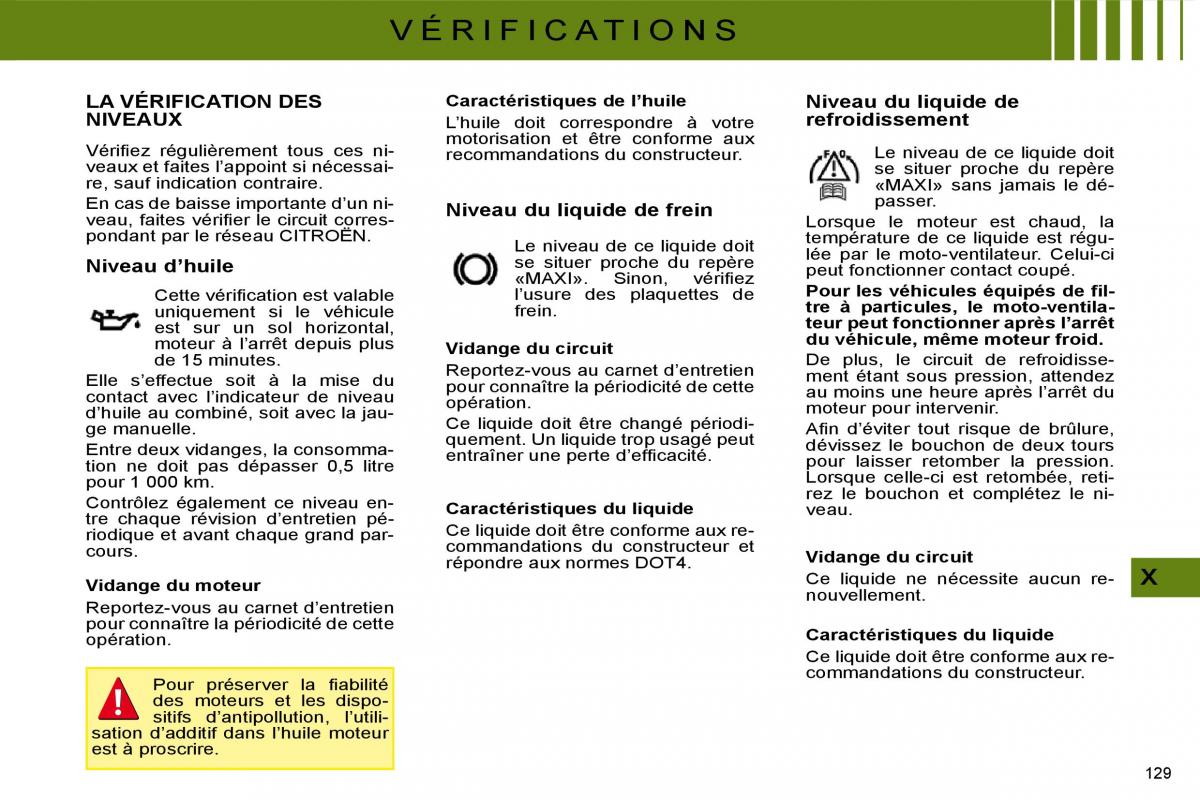 Citroen C4 I 1 owners manual manuel du proprietaire / page 118