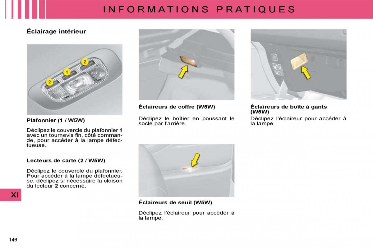 Citroen C4 I 1 owners manual manuel du proprietaire / page 136