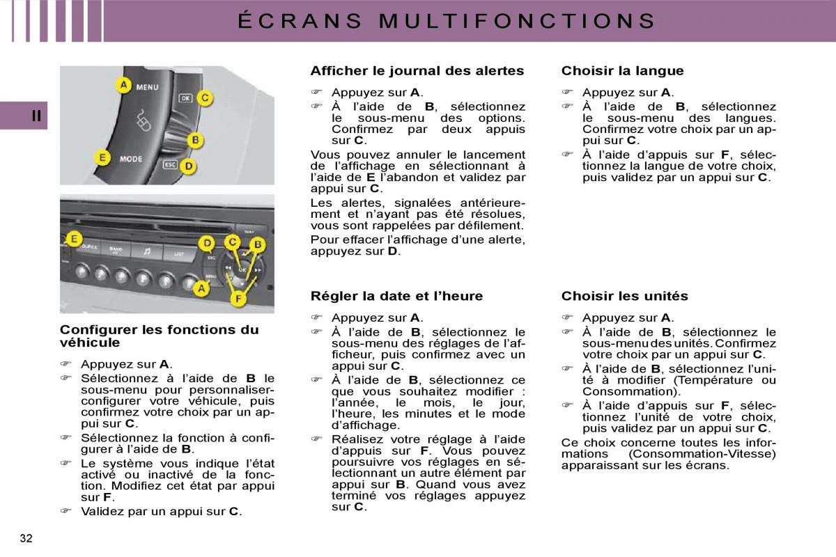 Citroen C4 I 1 owners manual manuel du proprietaire / page 14