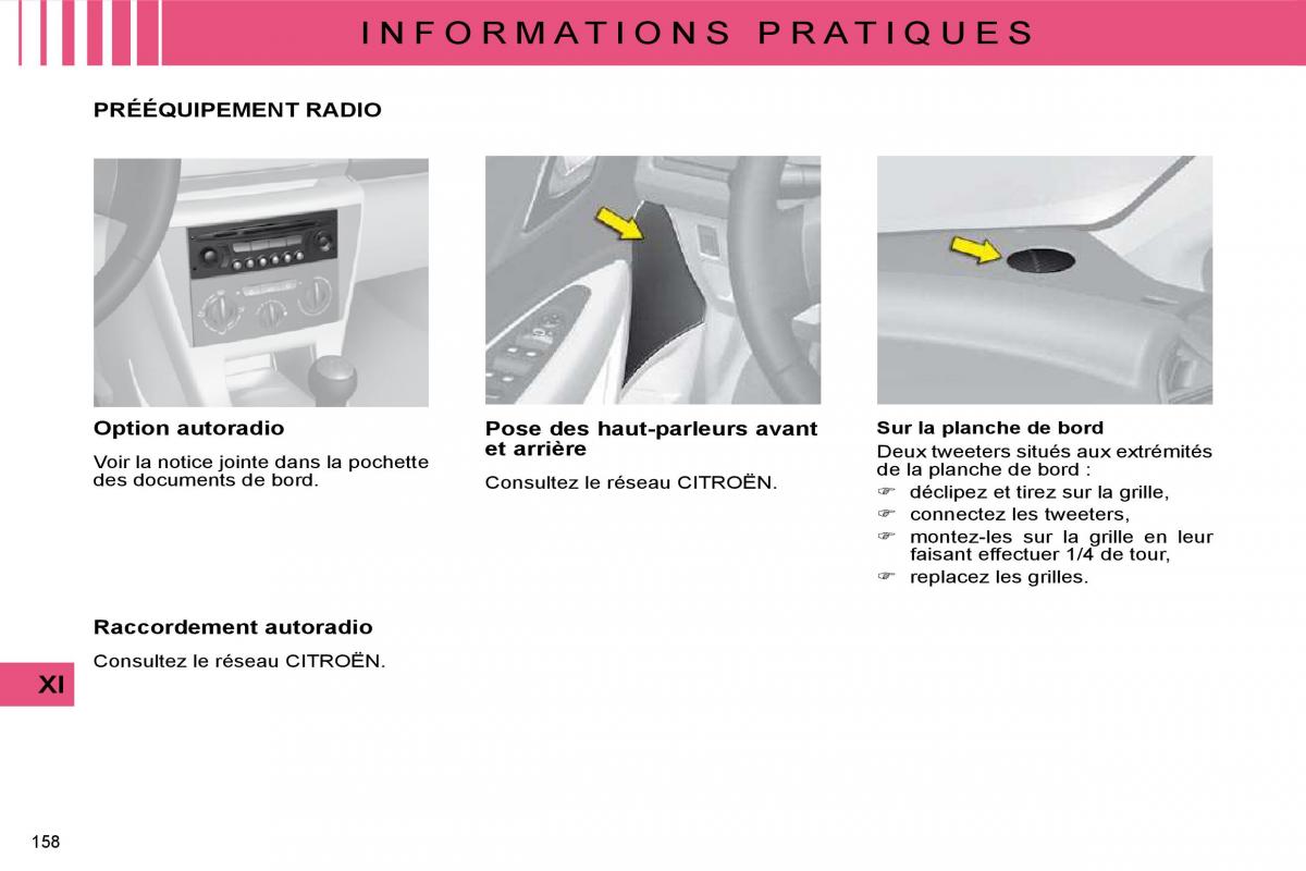 Citroen C4 I 1 owners manual manuel du proprietaire / page 148