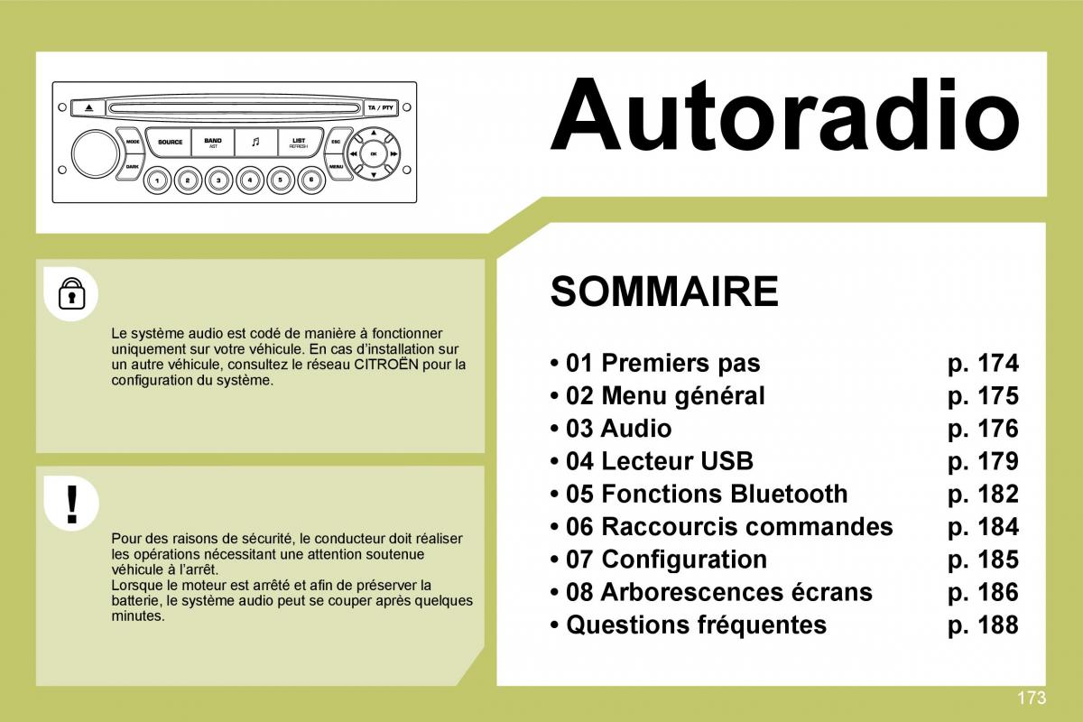 Citroen C4 I 1 owners manual manuel du proprietaire / page 162