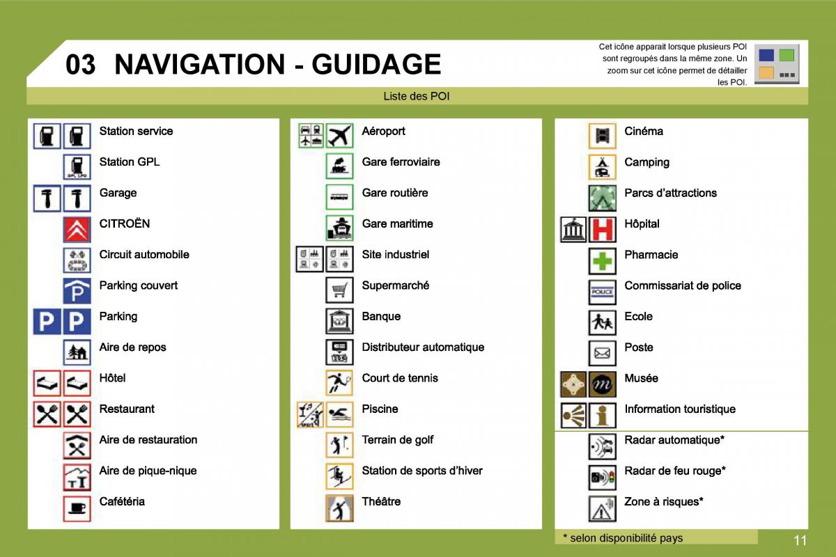 Citroen C4 I 1 owners manual manuel du proprietaire / page 232