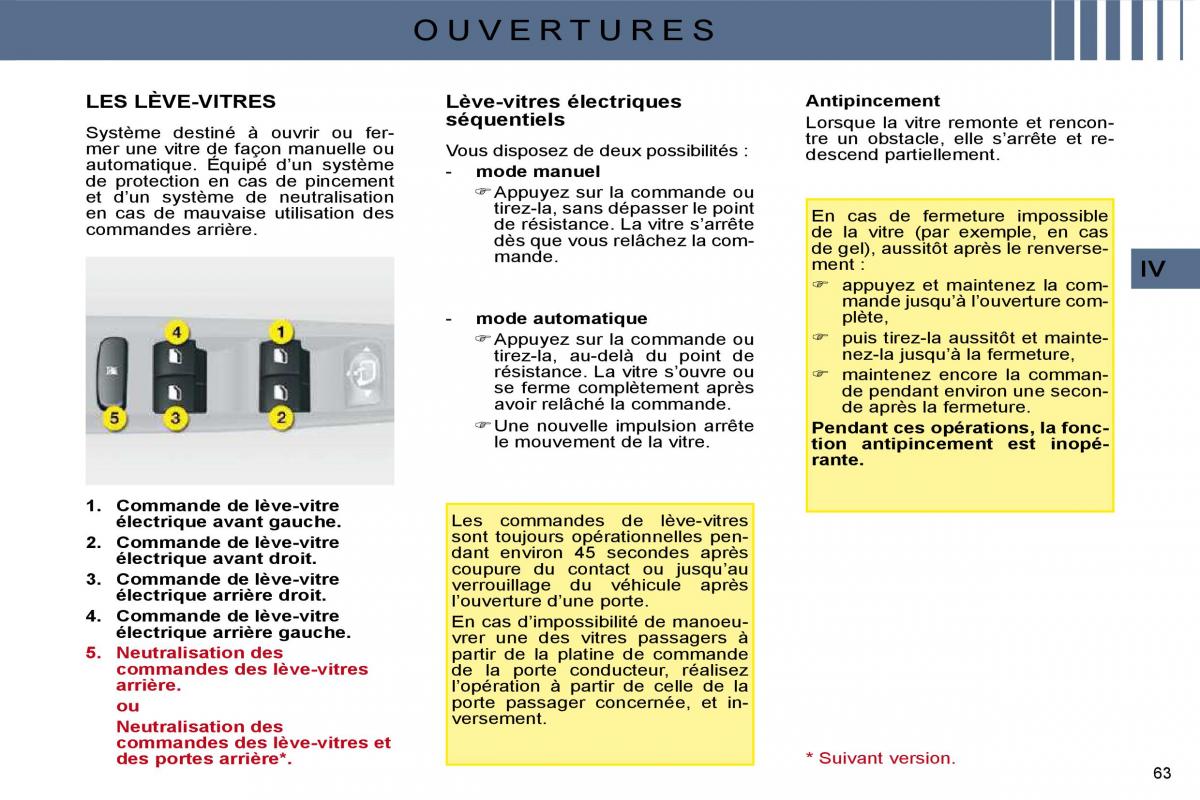 Citroen C4 I 1 owners manual manuel du proprietaire / page 255