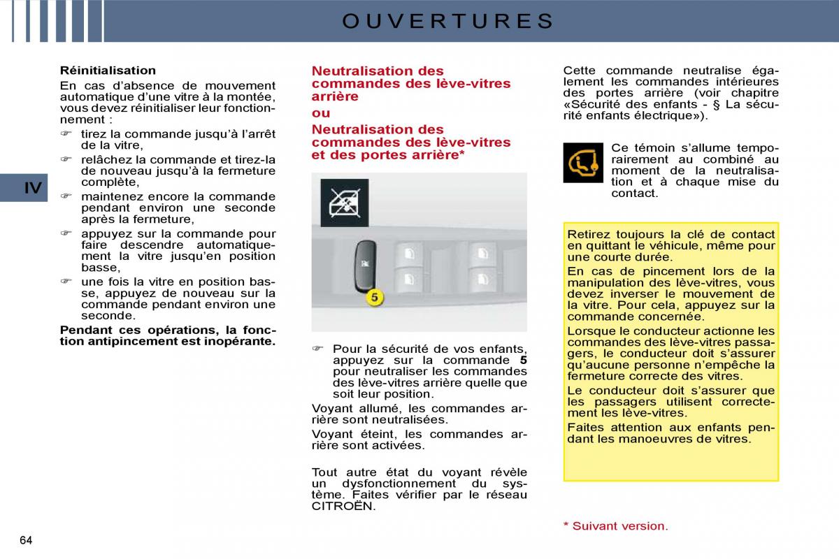 Citroen C4 I 1 owners manual manuel du proprietaire / page 256