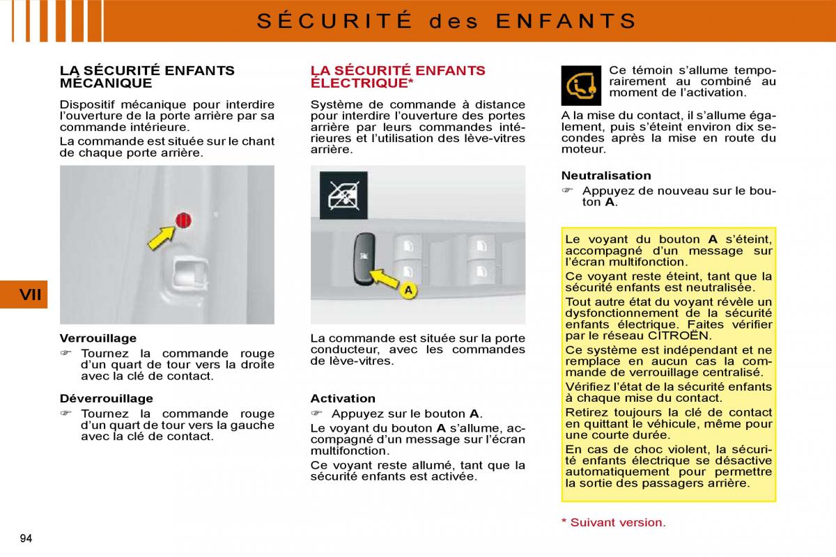 Citroen C4 I 1 owners manual manuel du proprietaire / page 258