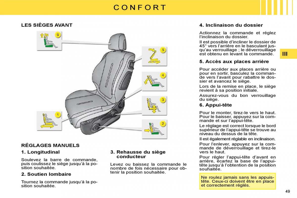 Citroen C4 I 1 owners manual manuel du proprietaire / page 30