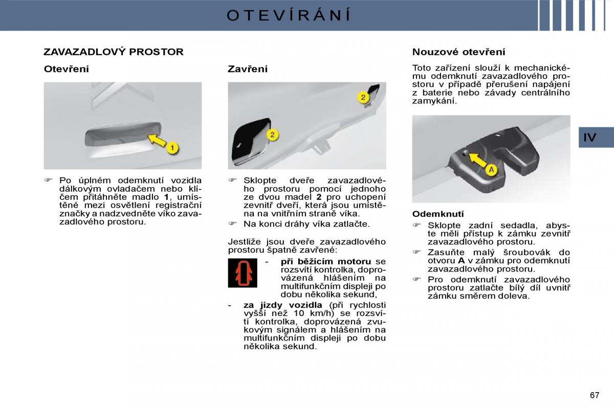 Citroen C4 I 1 owners manual navod k obsludze / page 57