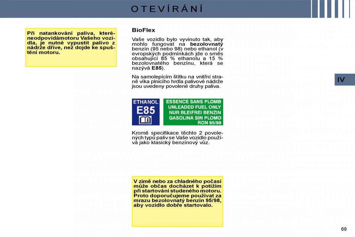 Citroen C4 I 1 owners manual navod k obsludze / page 59