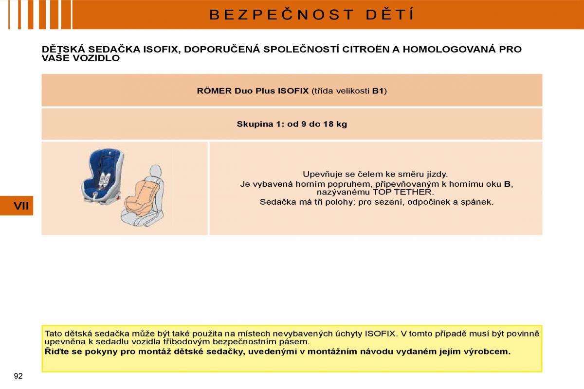 Citroen C4 I 1 owners manual navod k obsludze / page 95