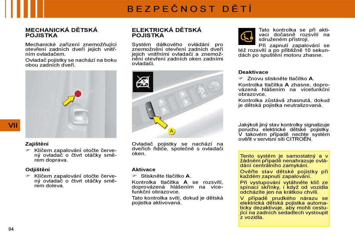 Citroen C4 I 1 owners manual navod k obsludze / page 97