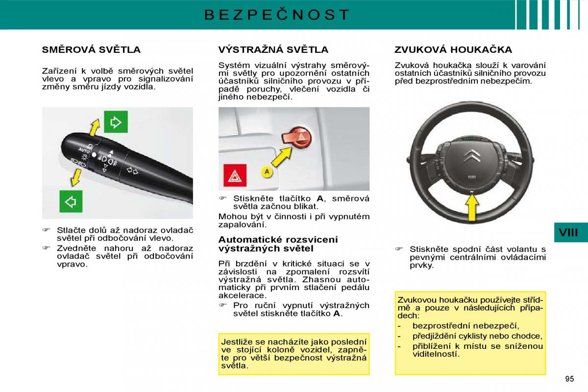 Citroen C4 I 1 owners manual navod k obsludze / page 98