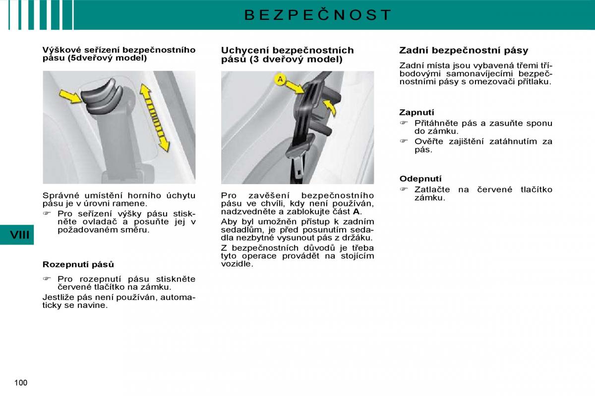 Citroen C4 I 1 owners manual navod k obsludze / page 103