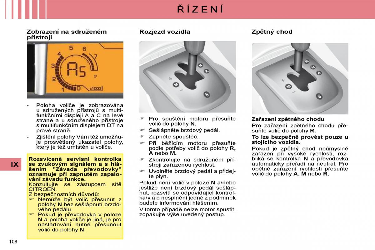 Citroen C4 I 1 owners manual navod k obsludze / page 113