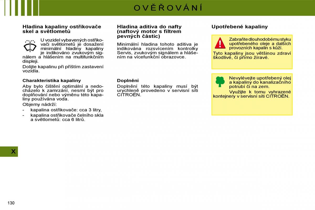 Citroen C4 I 1 owners manual navod k obsludze / page 134