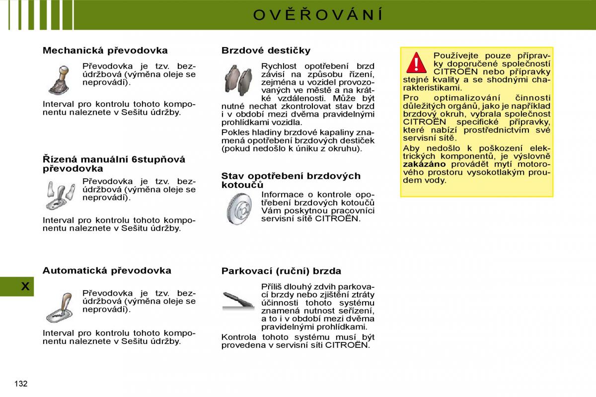 Citroen C4 I 1 owners manual navod k obsludze / page 136