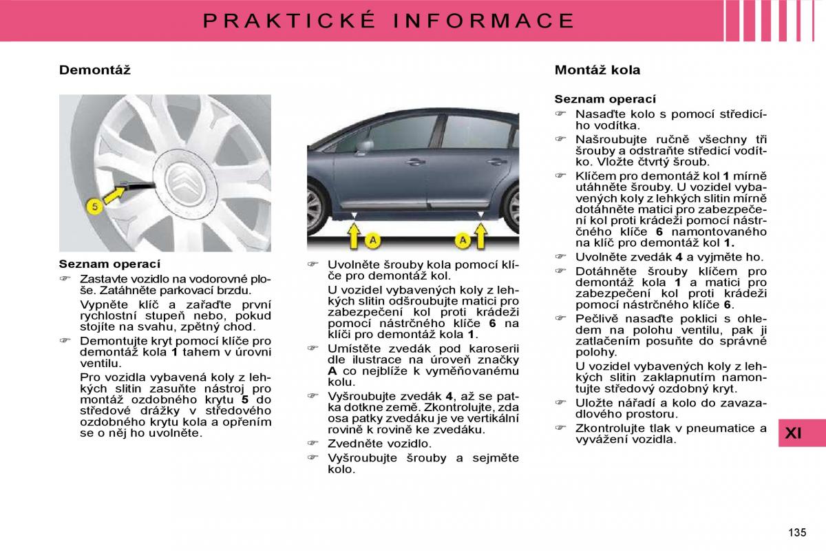 Citroen C4 I 1 owners manual navod k obsludze / page 140