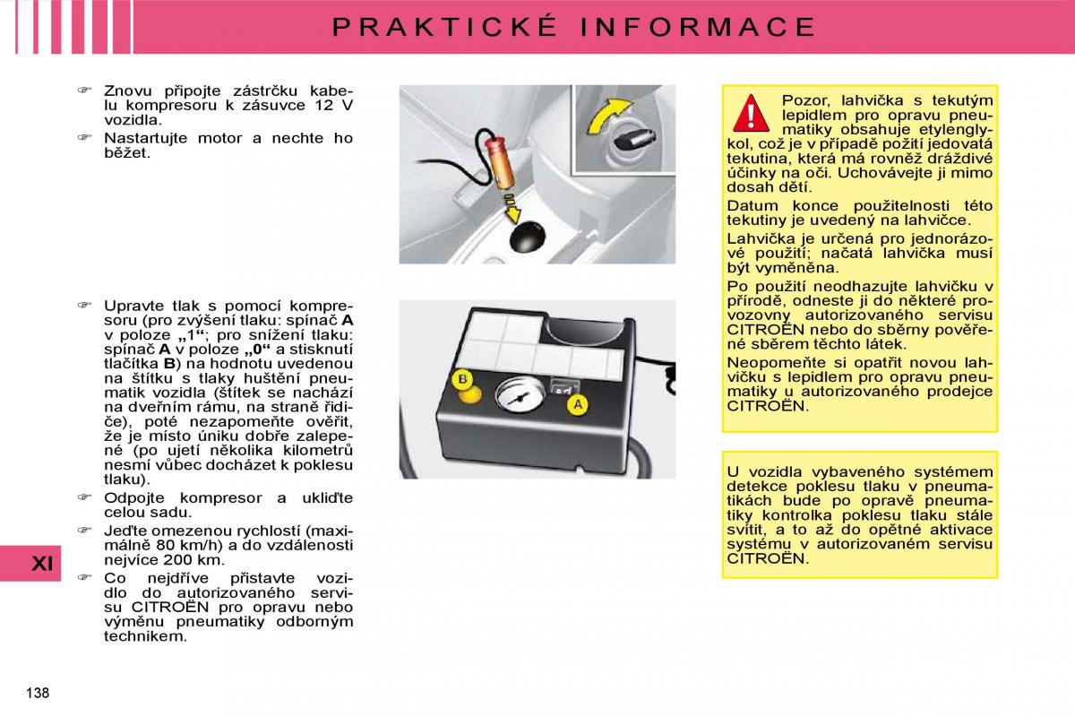 Citroen C4 I 1 owners manual navod k obsludze / page 143