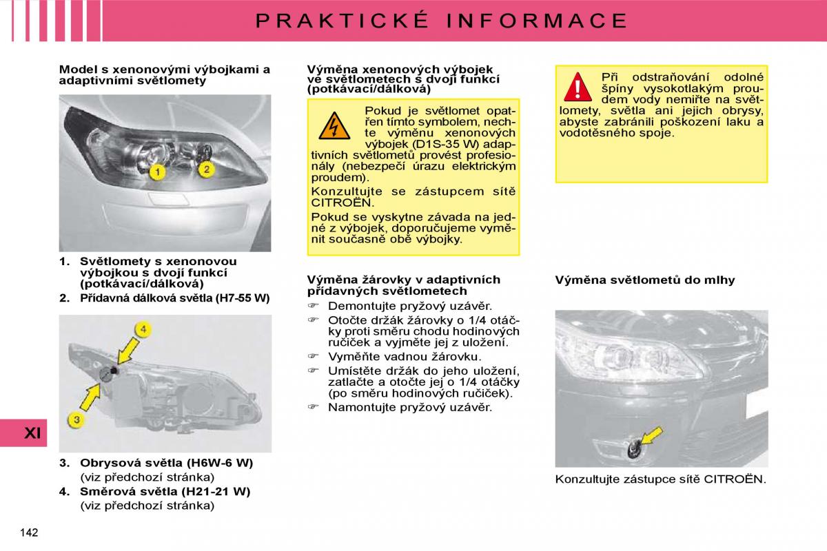 Citroen C4 I 1 owners manual navod k obsludze / page 147