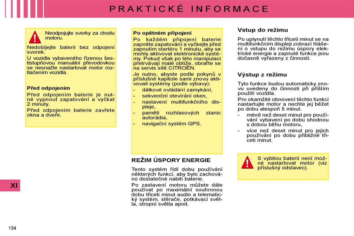 Citroen C4 I 1 owners manual navod k obsludze / page 160