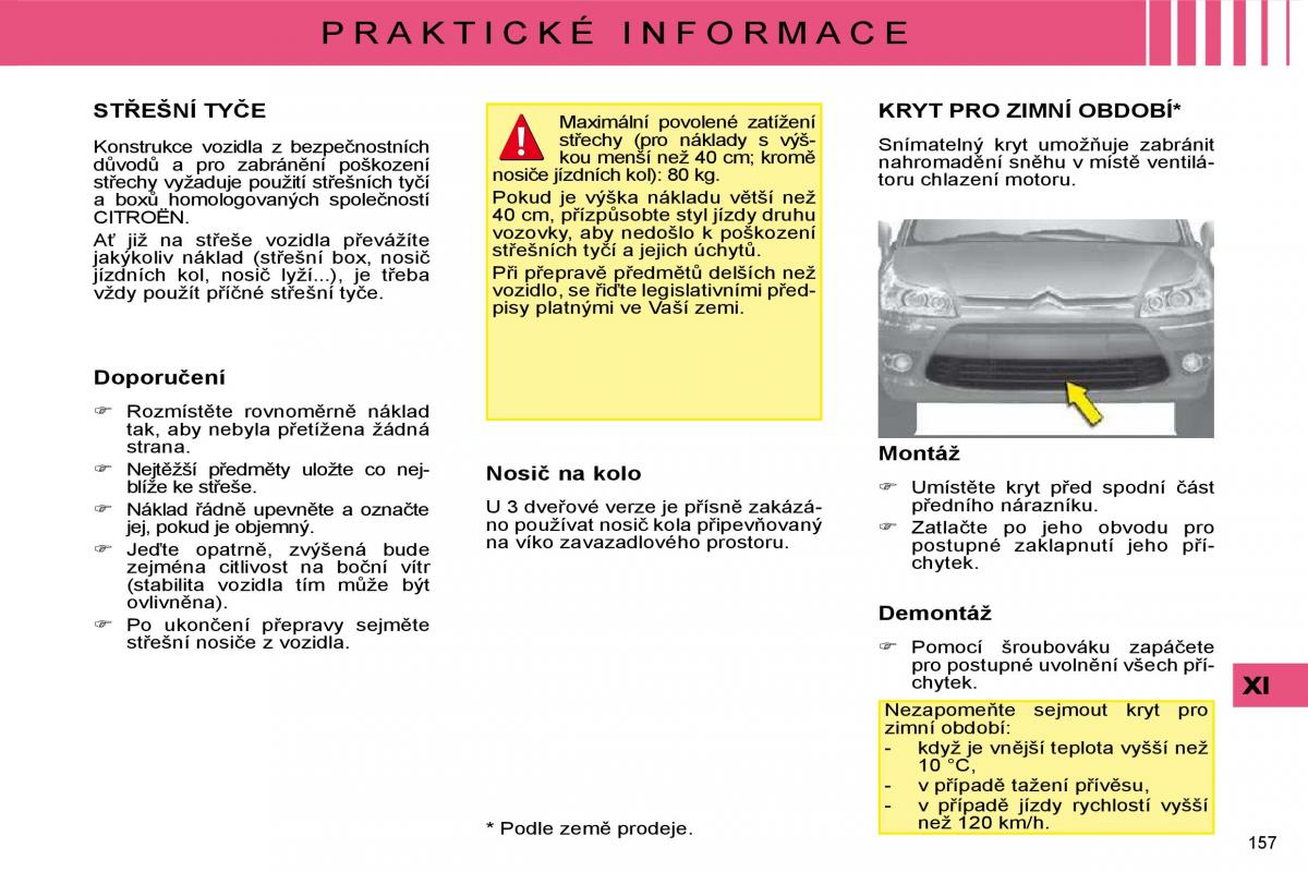 Citroen C4 I 1 owners manual navod k obsludze / page 164