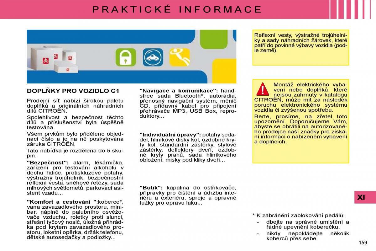 Citroen C4 I 1 owners manual navod k obsludze / page 166