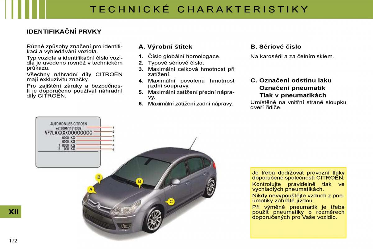 Citroen C4 I 1 owners manual navod k obsludze / page 179