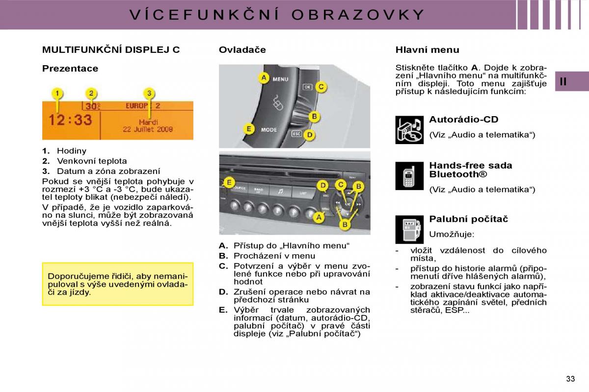 Citroen C4 I 1 owners manual navod k obsludze / page 18