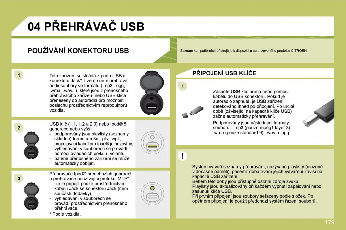 Citroen C4 I 1 owners manual navod k obsludze / page 186