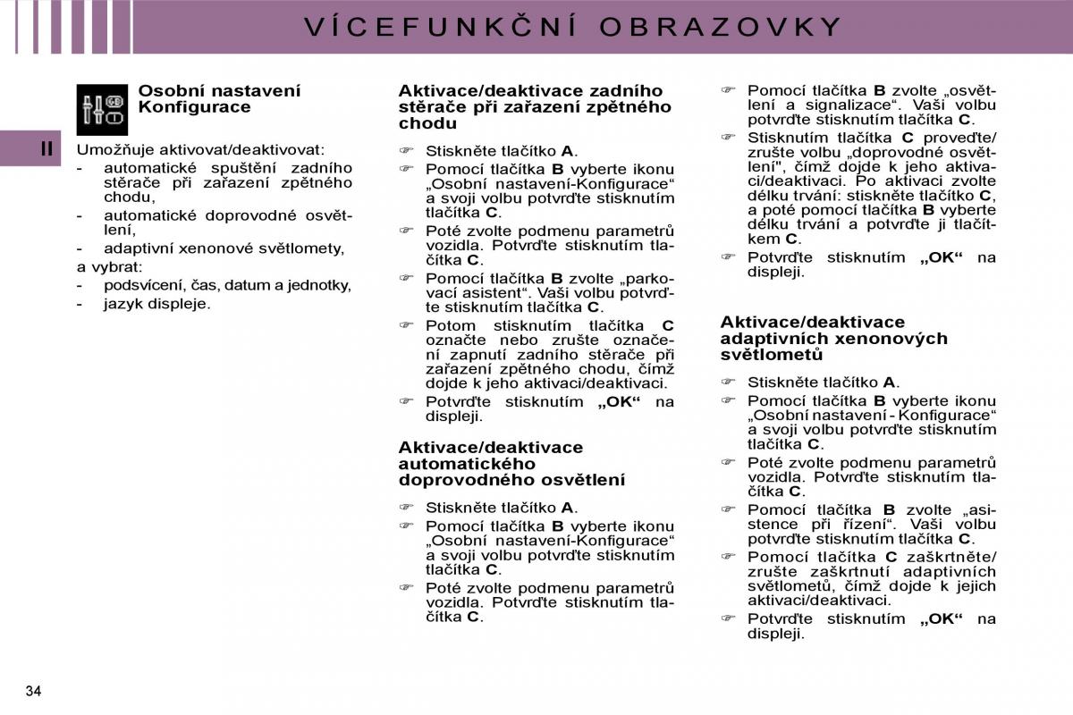 Citroen C4 I 1 owners manual navod k obsludze / page 19