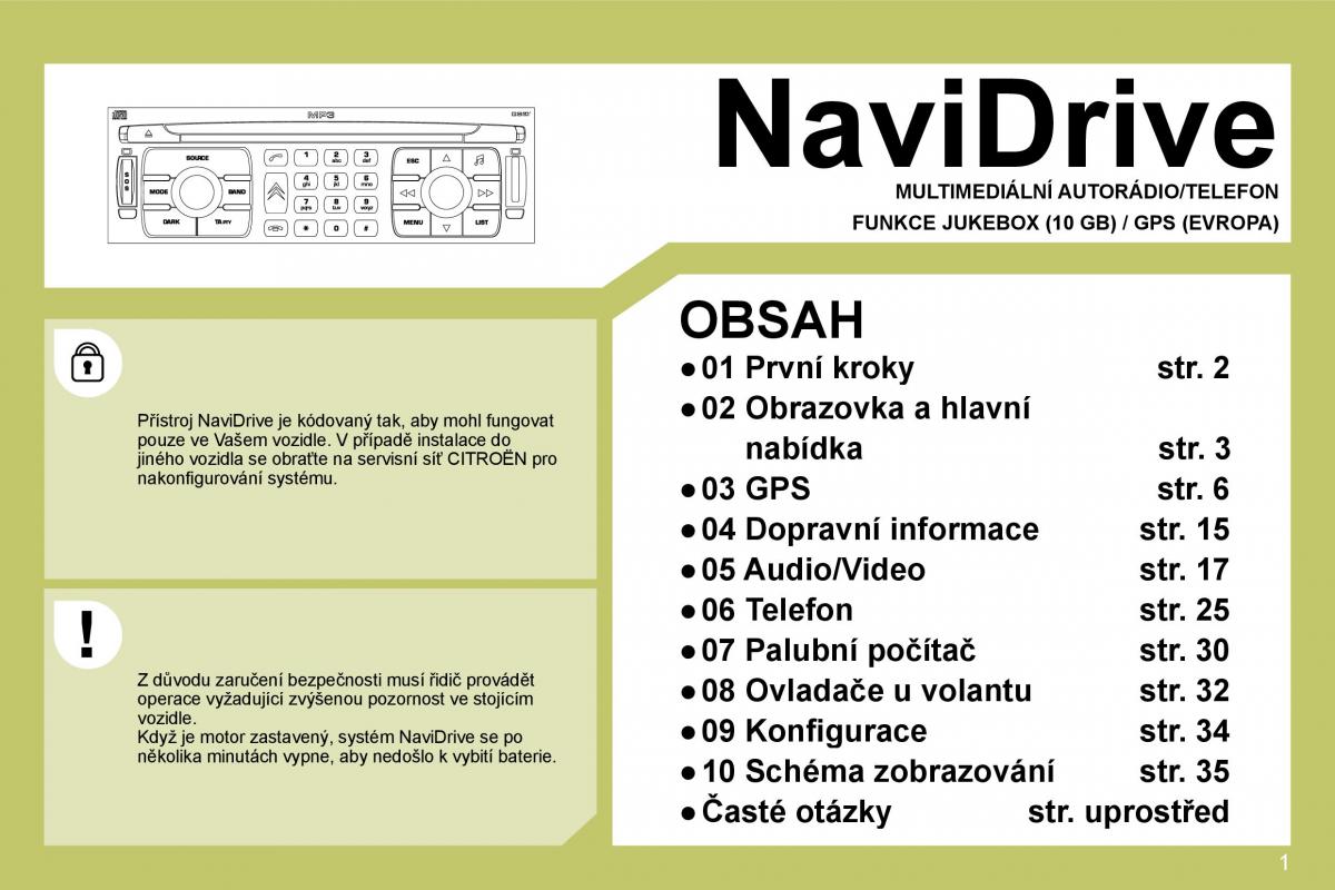 Citroen C4 I 1 owners manual navod k obsludze / page 197