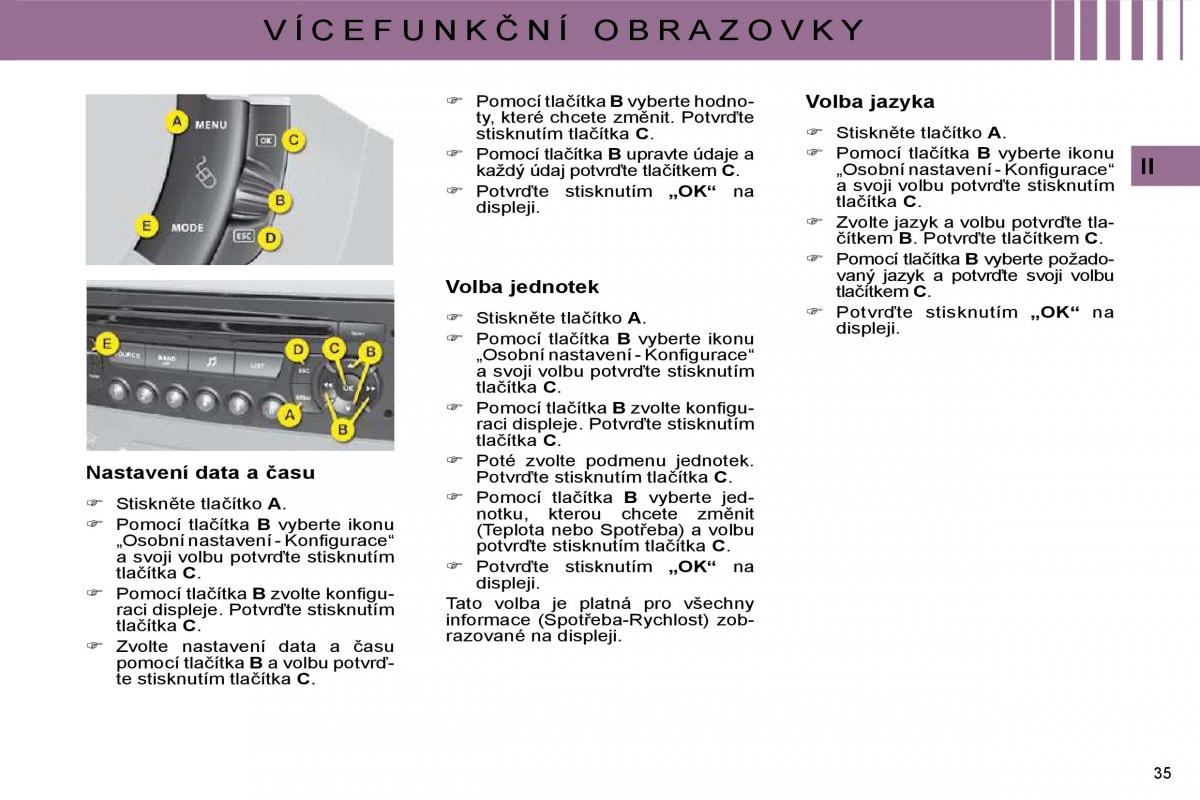 Citroen C4 I 1 owners manual navod k obsludze / page 20