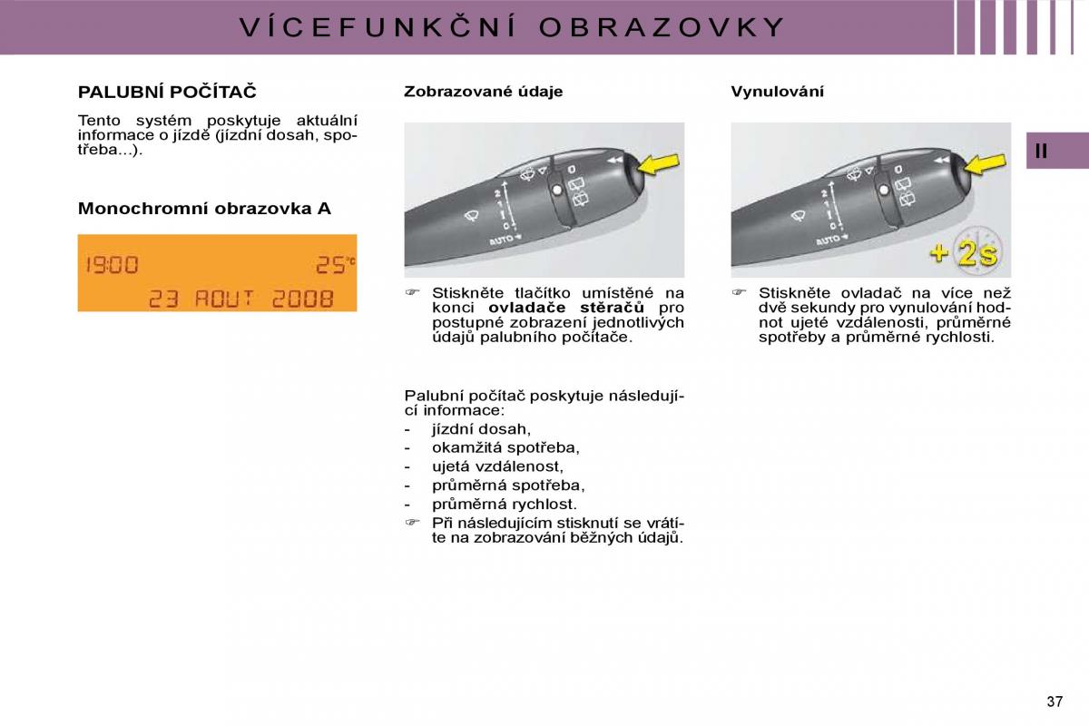 Citroen C4 I 1 owners manual navod k obsludze / page 22