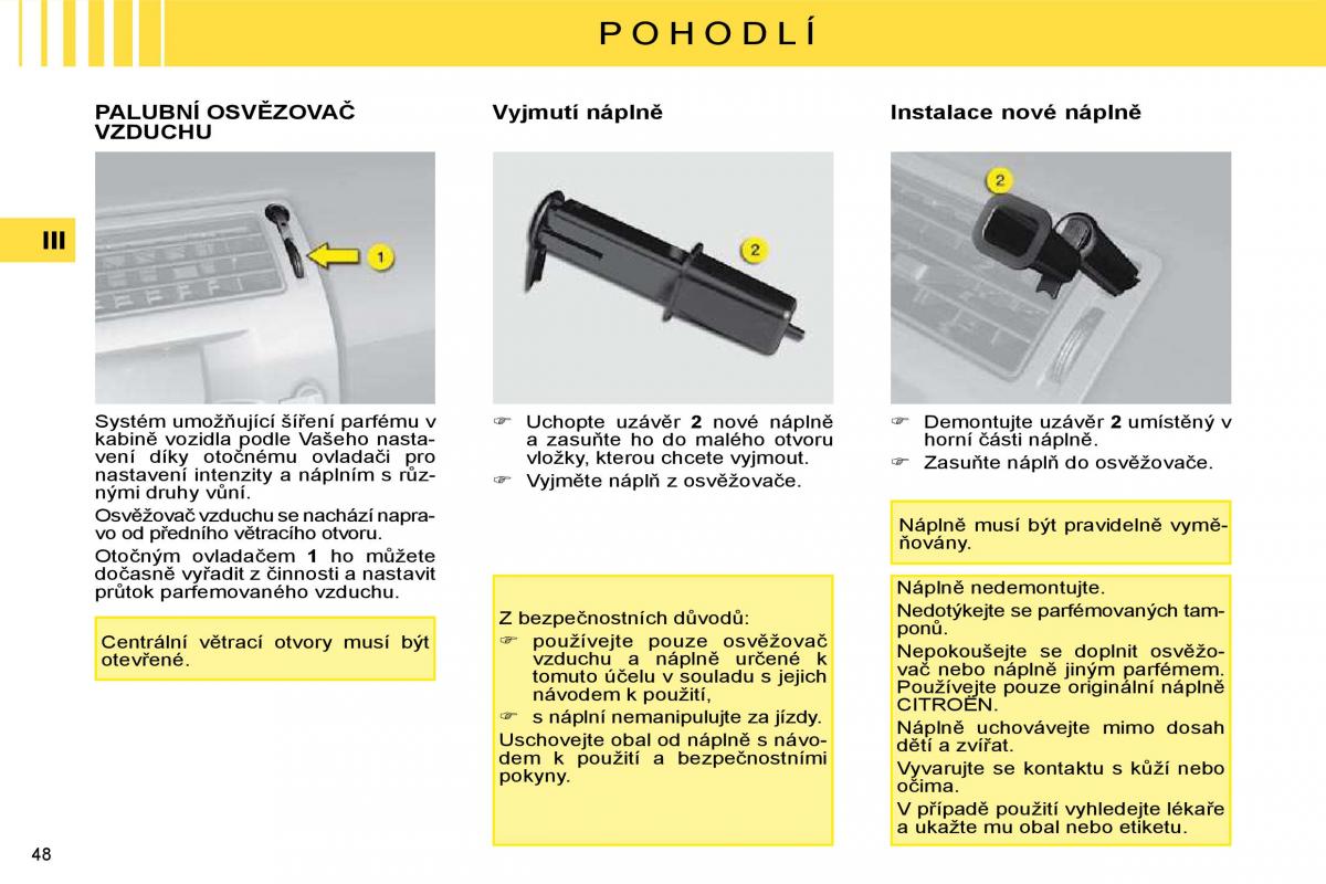 Citroen C4 I 1 owners manual navod k obsludze / page 35