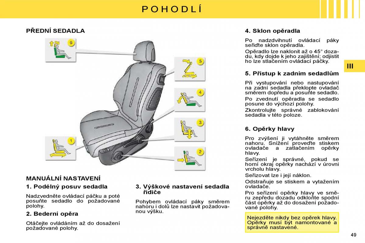 Citroen C4 I 1 owners manual navod k obsludze / page 36