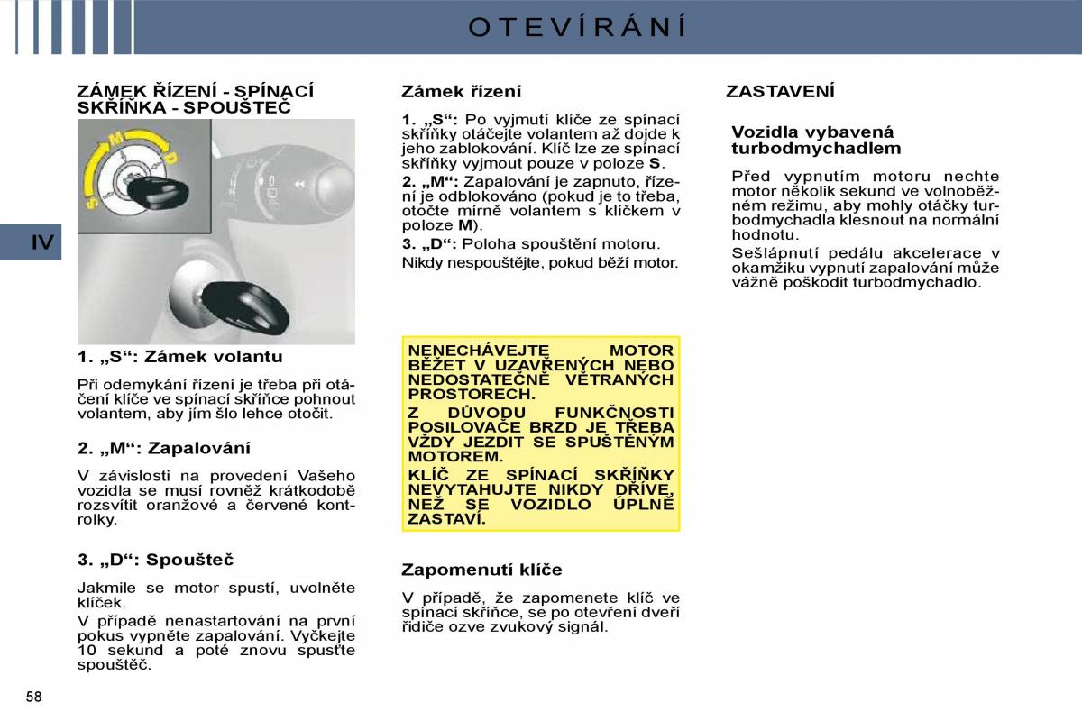 Citroen C4 I 1 owners manual navod k obsludze / page 45