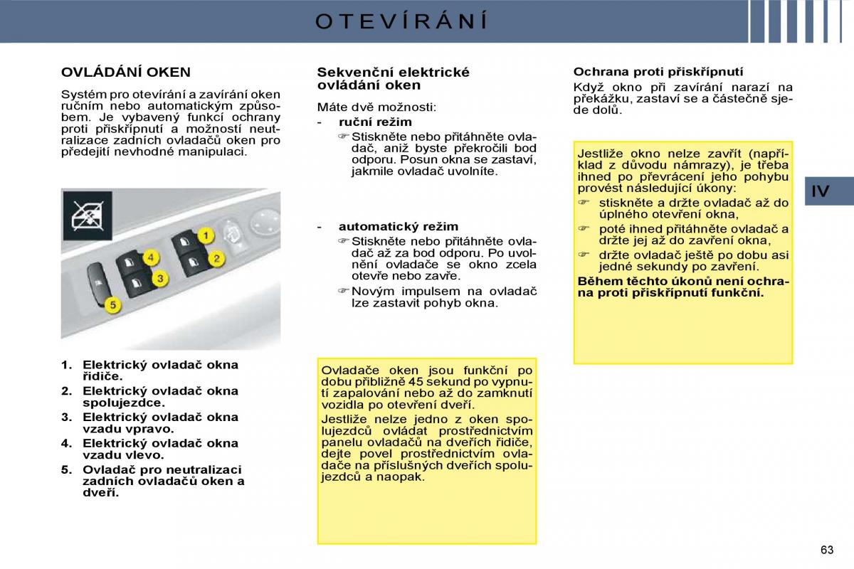 Citroen C4 I 1 owners manual navod k obsludze / page 53