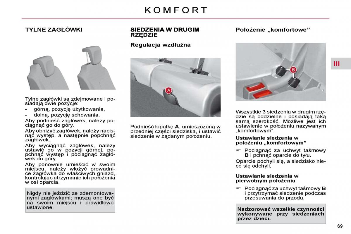 Citroen C4 Picasso I 1 instrukcja obslugi / page 69