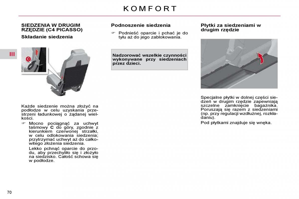 Citroen C4 Picasso I 1 instrukcja obslugi / page 71