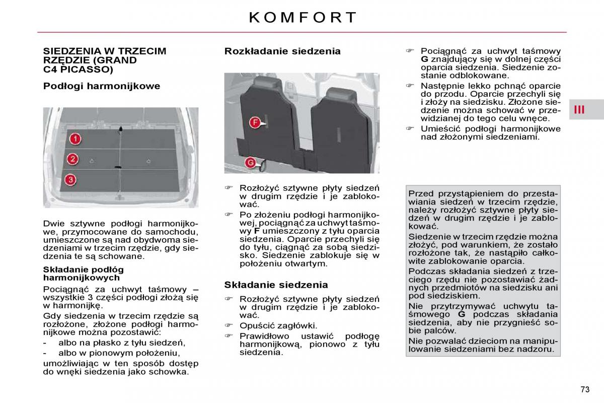 Citroen C4 Picasso I 1 instrukcja obslugi / page 74