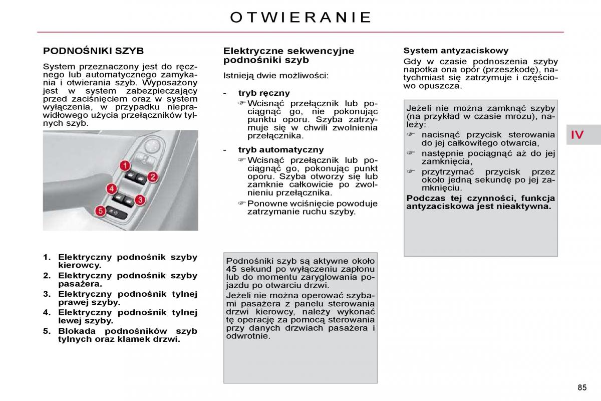 Citroen C4 Picasso I 1 instrukcja obslugi / page 90