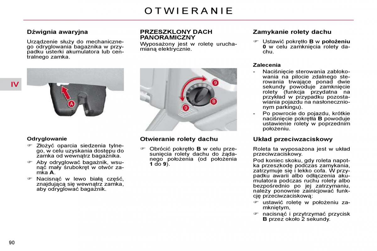 Citroen C4 Picasso I 1 instrukcja obslugi / page 95