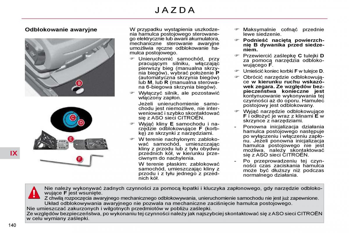 Citroen C4 Picasso I 1 instrukcja obslugi / page 166