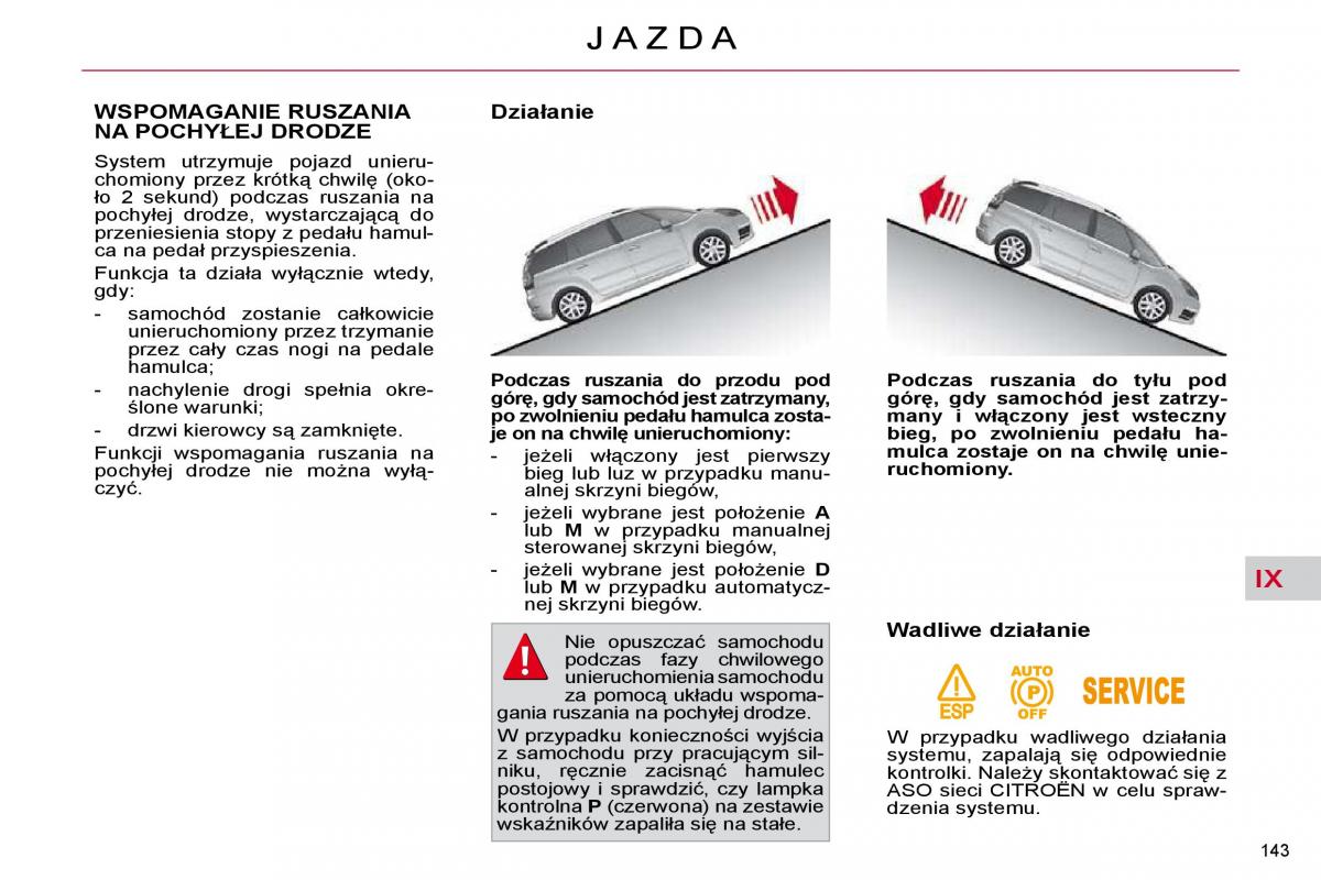 Citroen C4 Picasso I 1 instrukcja obslugi / page 169