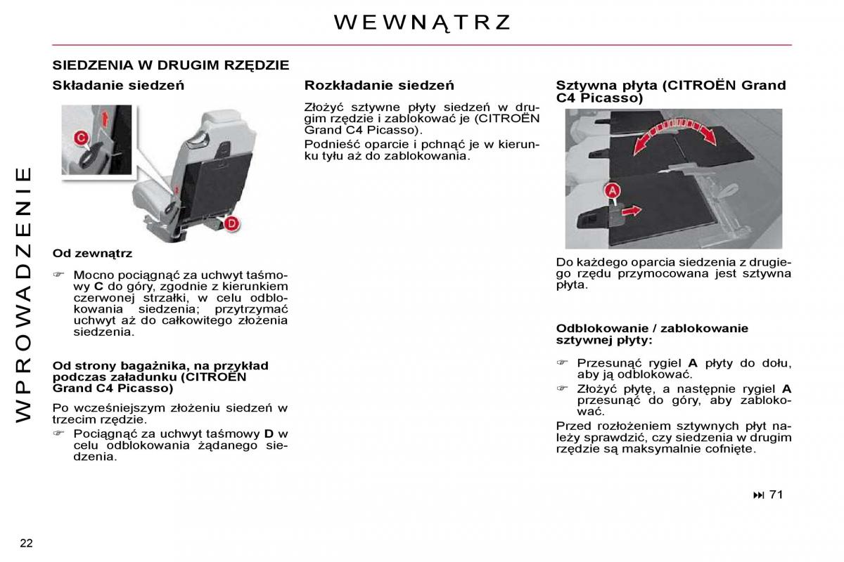 Citroen C4 Picasso I 1 instrukcja obslugi / page 19