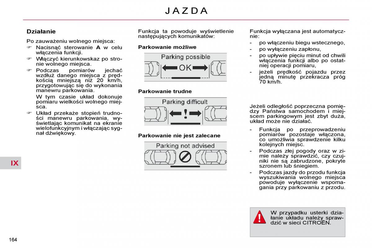 Citroen C4 Picasso I 1 instrukcja obslugi / page 190