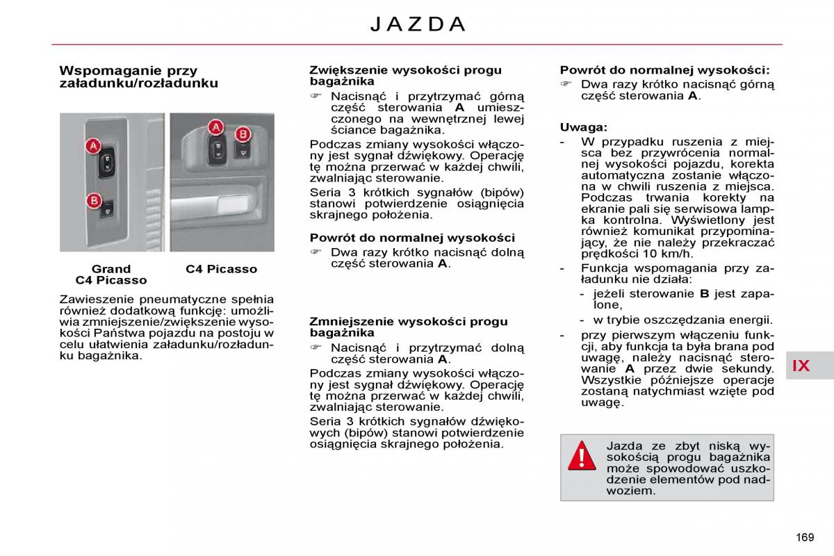 Citroen C4 Picasso I 1 instrukcja obslugi / page 195