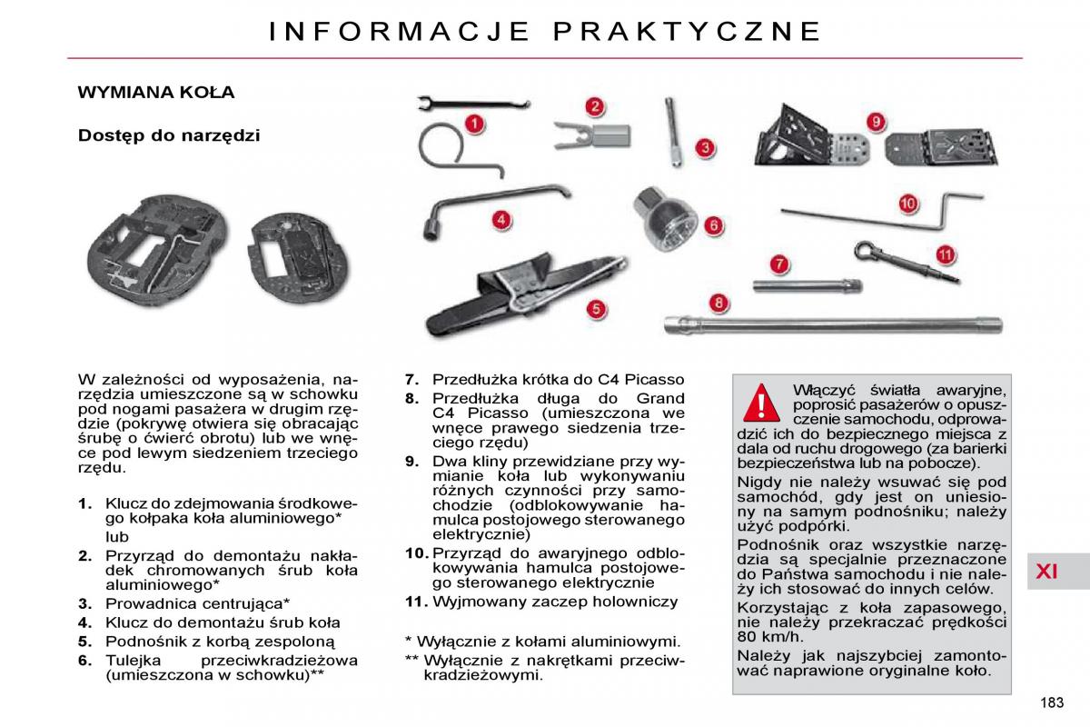 Citroen C4 Picasso I 1 instrukcja obslugi / page 208