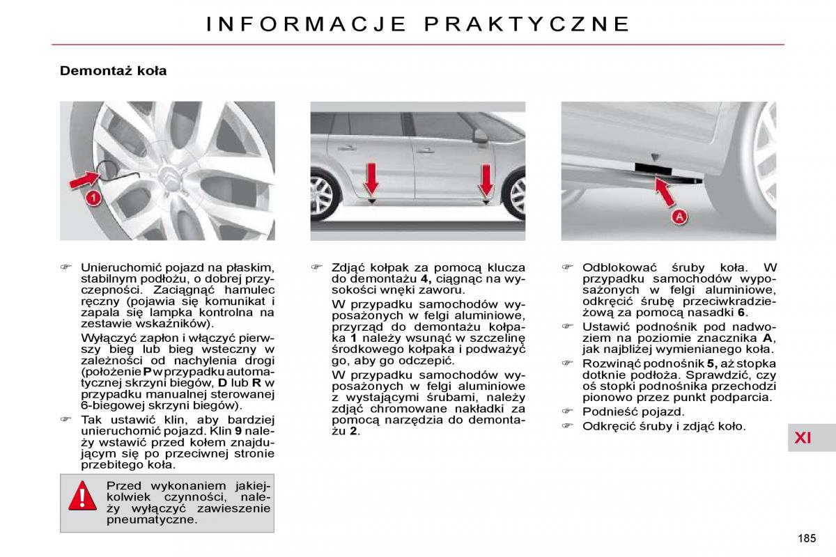 Citroen C4 Picasso I 1 instrukcja obslugi / page 210