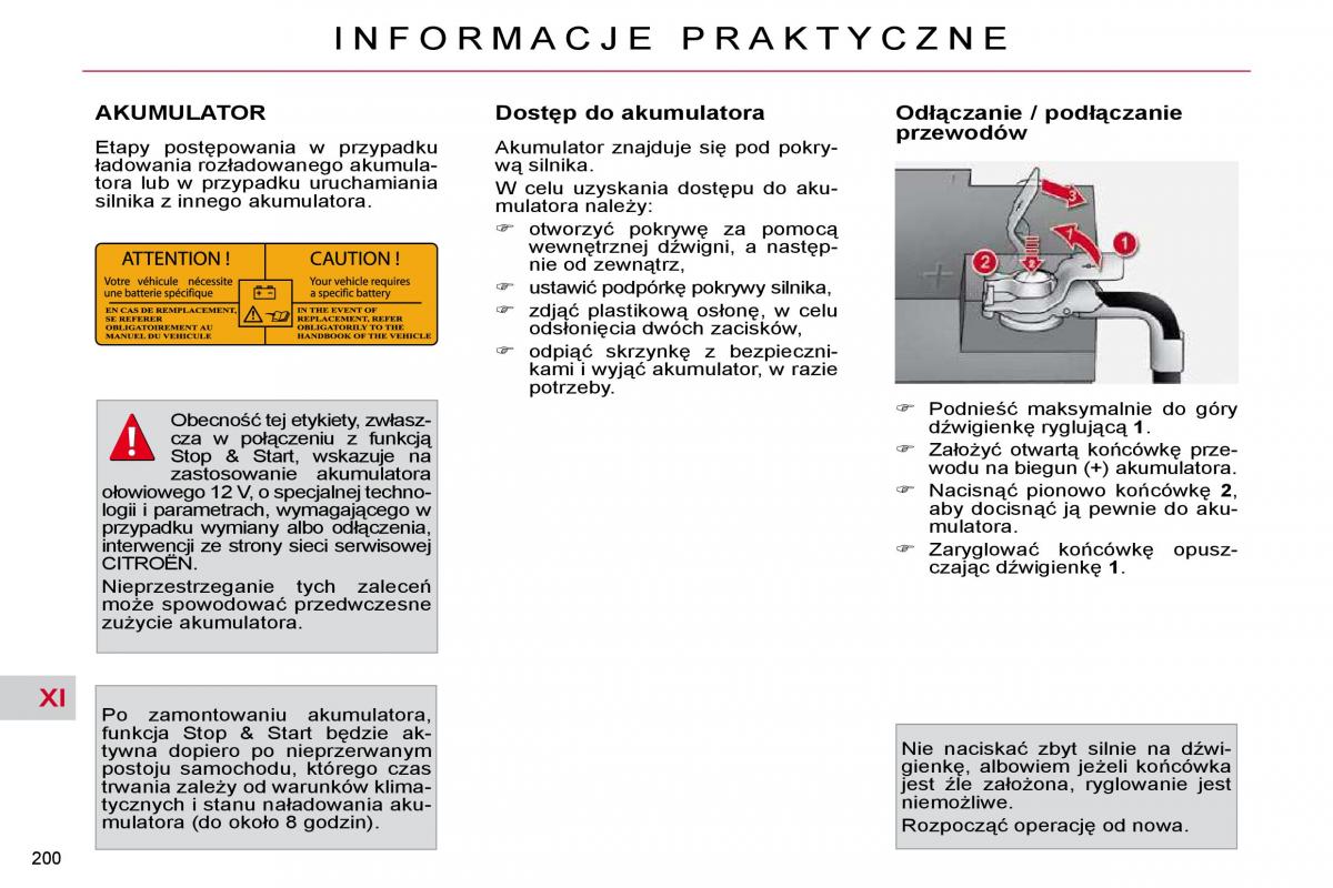 Citroen C4 Picasso I 1 instrukcja obslugi / page 228